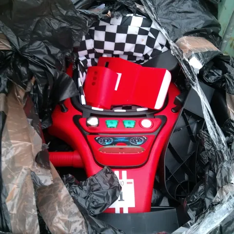 RED RACING CAR WALKER