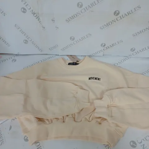 LUXE TO KILL CROP SWEATER SIZE 6