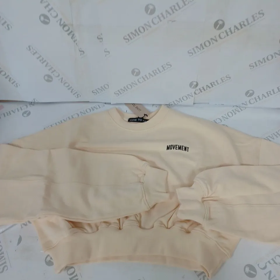 LUXE TO KILL CROP SWEATER SIZE 6