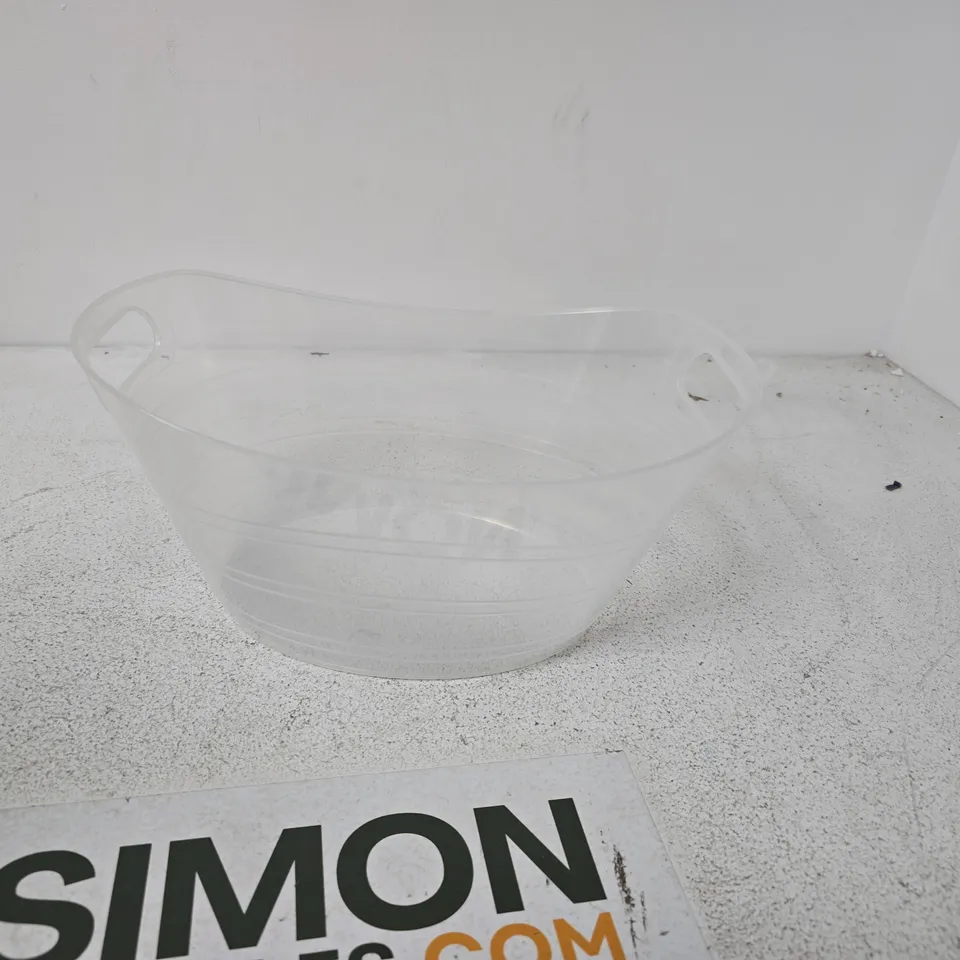 BOX OF APPROXIMATELY 22 PLASTIC BUCKET TUBS