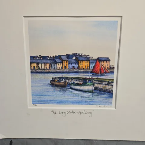 JIM SCULLY – THE LONG WALK GALWAY (EDITION 385/860) FINE ART PRINT