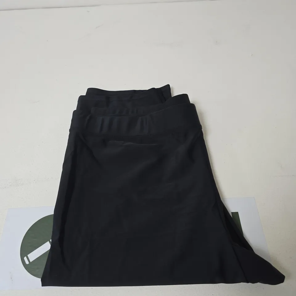BONPRIX CROPPED BLACK LEGGINGS SIZE 24