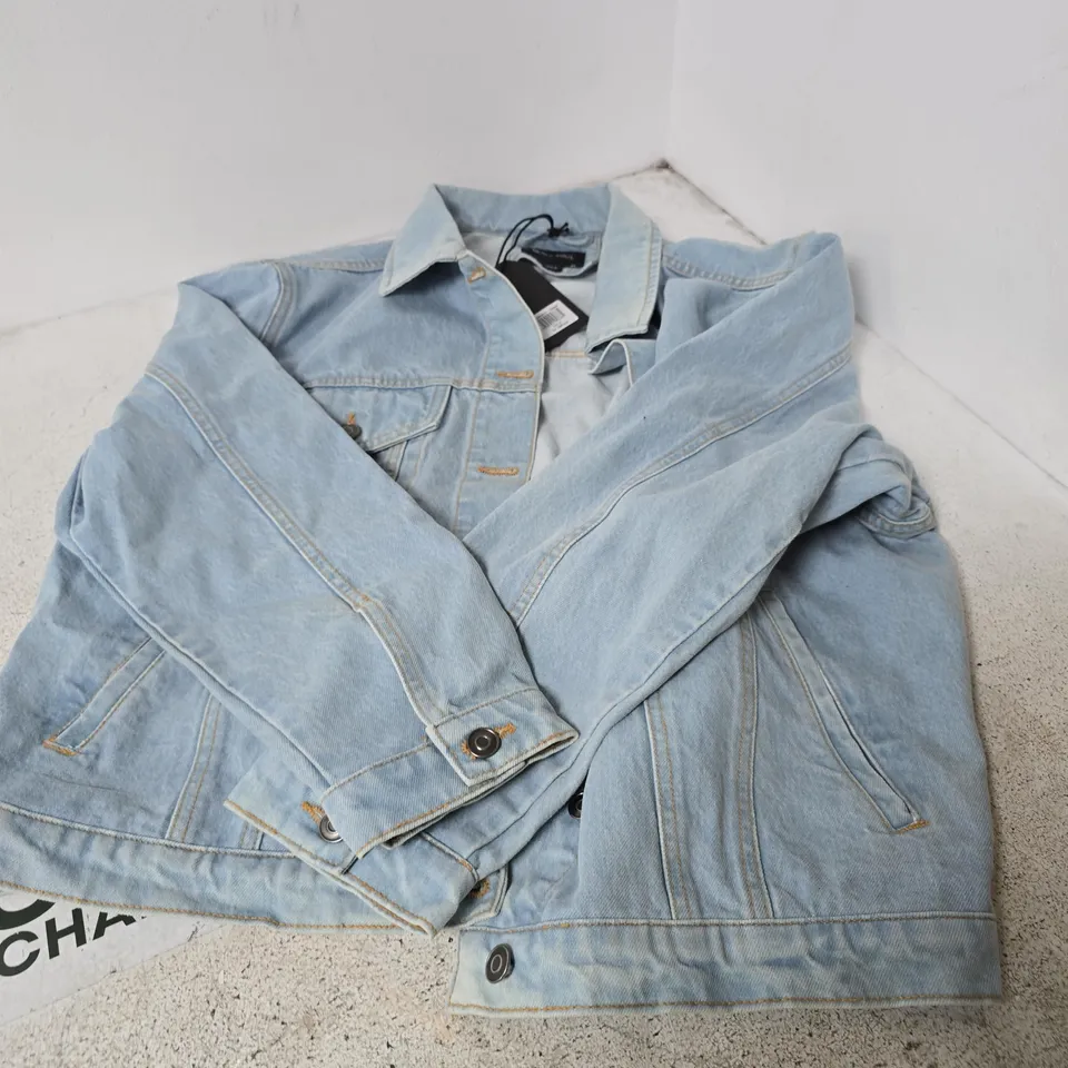 BRAVE SOUL DENIM JACKET – LIGHT WASH, UK 20 (WOMAN) – MADE IN PAKISTAN