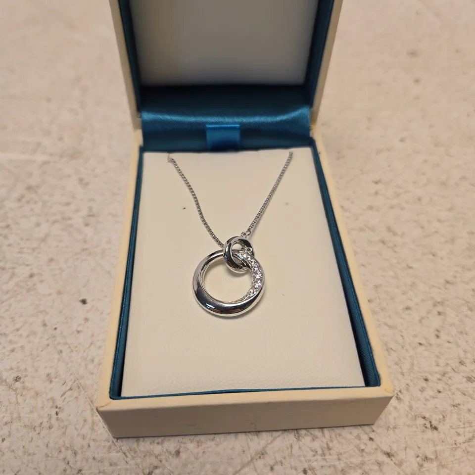 KIT HEATH NECKLACE WITH CIRCULAR PENDANT – BOXED