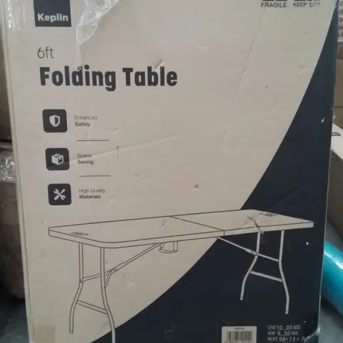 BOXED 6FT FOLDING TABLE