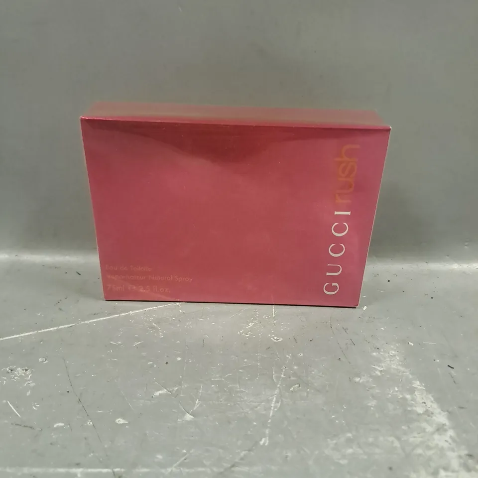 BOXED AND SEALED GUCCI RUSH EAU DE TOILETTE 75ML