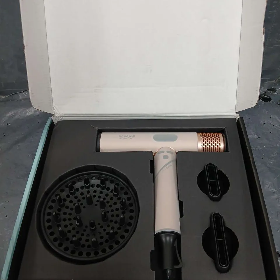 REVAMP DYNAMIC RADIANCE X SHINE DIGITAL INTELLIGENT IONIC HAIR DRYER