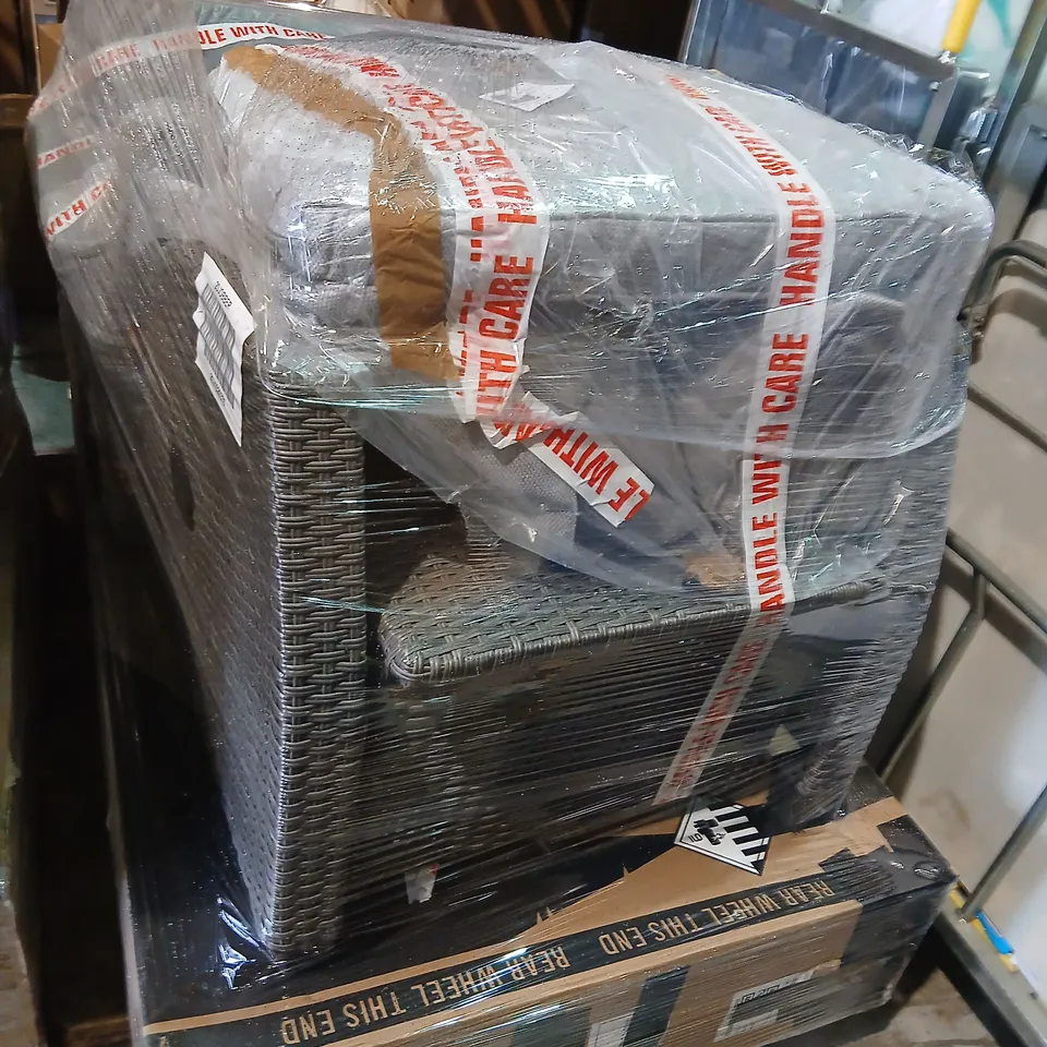 PALLET OF THREE ASSORTED GARDEN FURNITURE ITEMS TO INCLUDE;