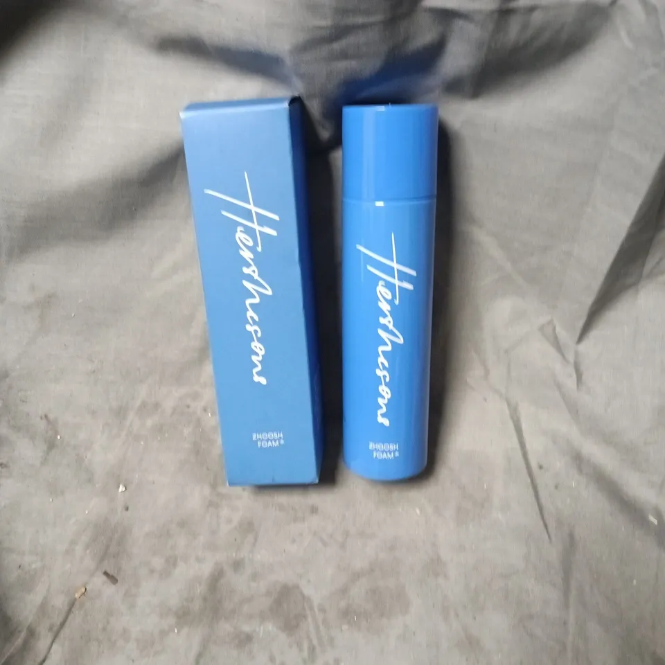 HERSHERSONS BLUE ZHOOSH FOAM AEROSOLS WITH BOX 
