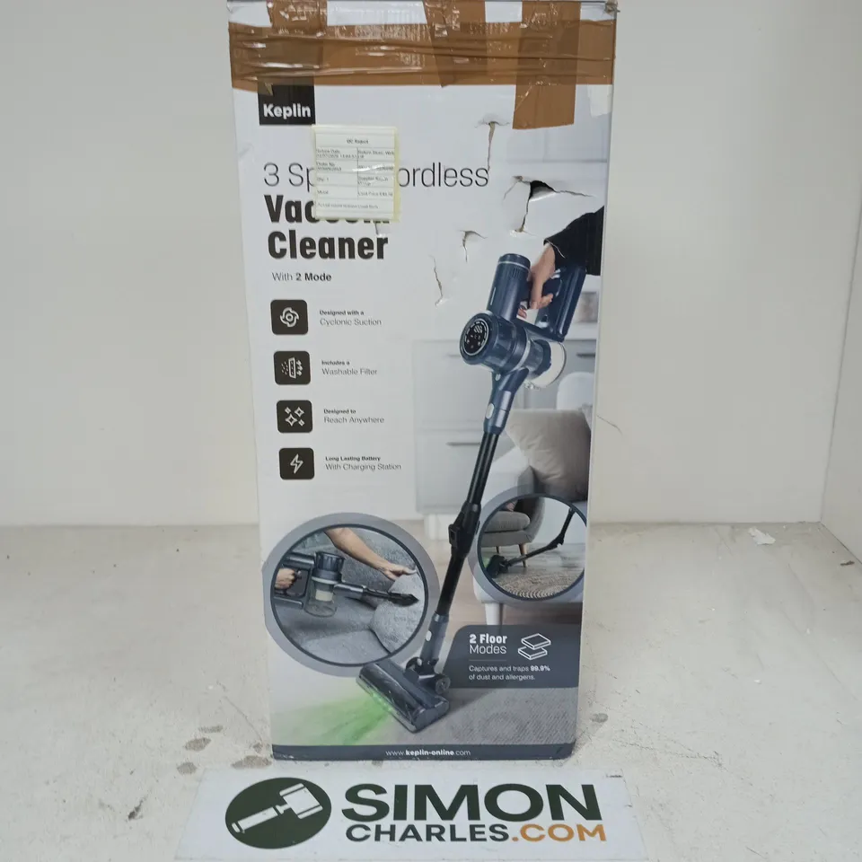 BOXED KEPLIN CORDLESS VACUUM CLEANER