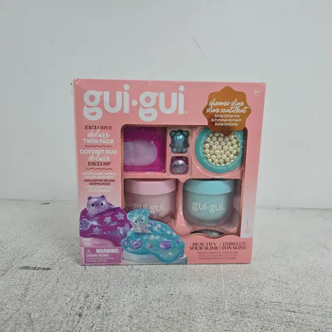GUI GUI DELUXE DUO PACK SHIMMER SLIME SET