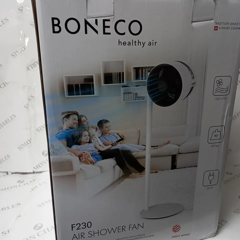 BOXED BONECO F230 AIR SHOWER FAN 
