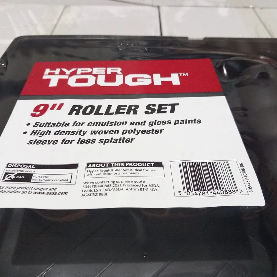 SIX BRAND NEW HYPER TOUGH 9" ROLLER SETS