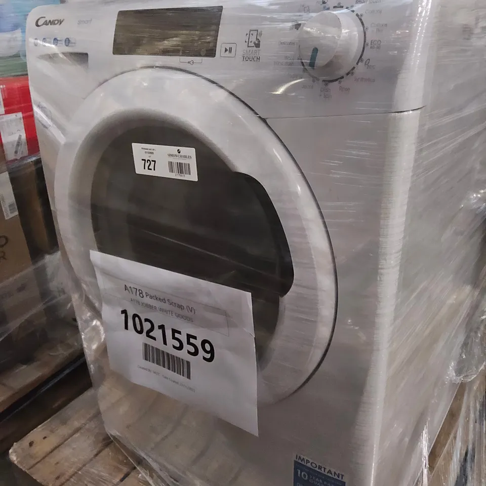 CANDY SMART PRO FREESTANDING WASHING MACHINE WHITE AND CANDY ULTRA HCU1492DBBE FS WASHING MACHINE