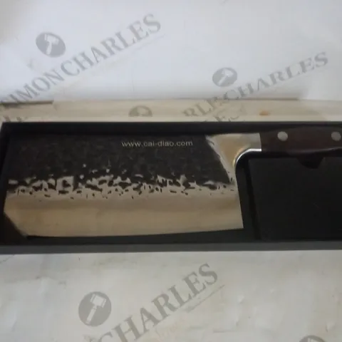 CAI-DIAO BUTCHERS KNIFE - SILVER/BLACK