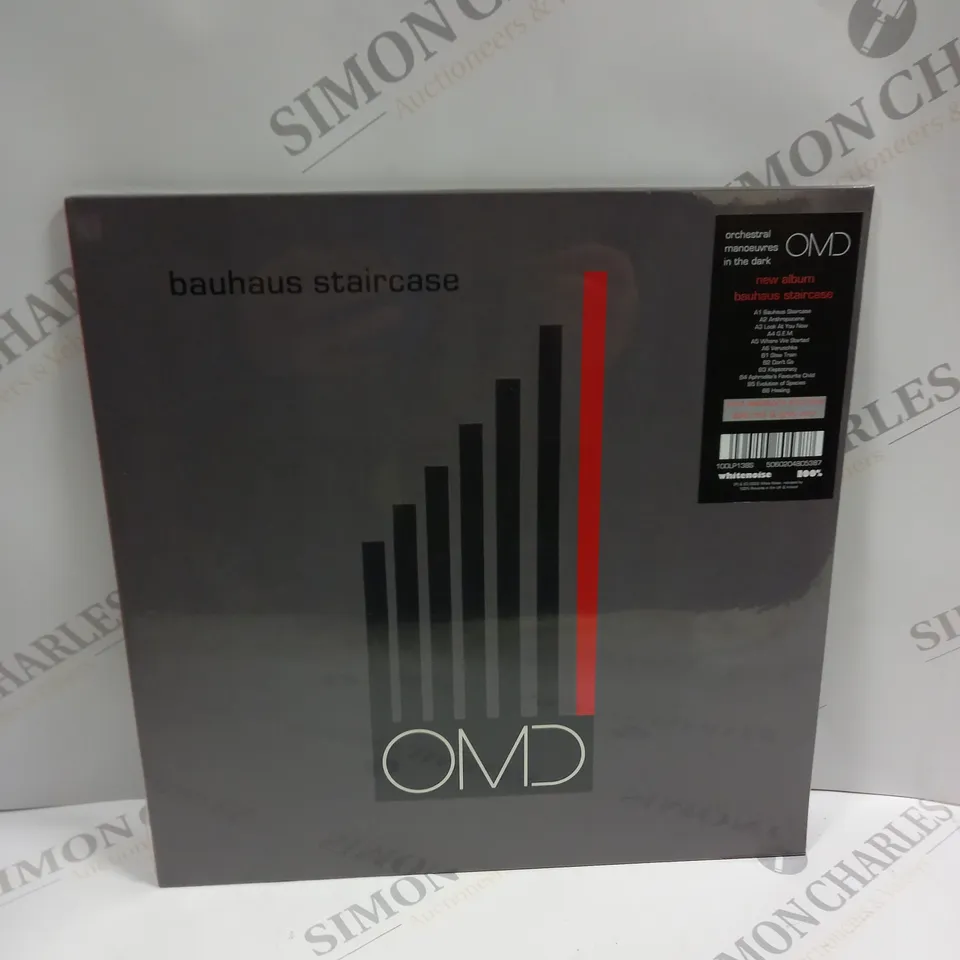 SEALED OMD BAUHAUS STAIRCASE EXCLUSIVE RED & GREY VINYL
