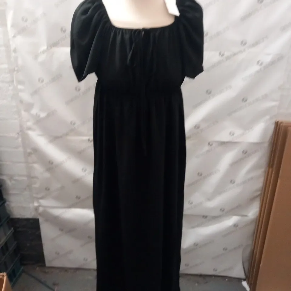 MAISON DE NIMES GYPSY DRESS BLACK SIZE SMALL
