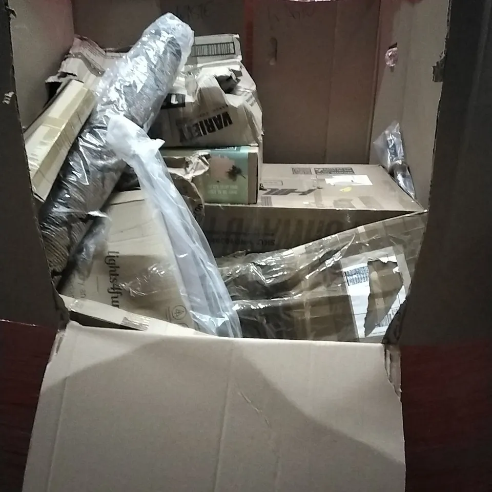 PALLET OF HOUSEHOLD ITEMS TO INCLUDE CONTACT GRILL, GIGI BUILDING BLOCKS, AIR COOLER,  CEILING LIGHT WITH LIGHT AND OTHER ASSORTED ITEMS...