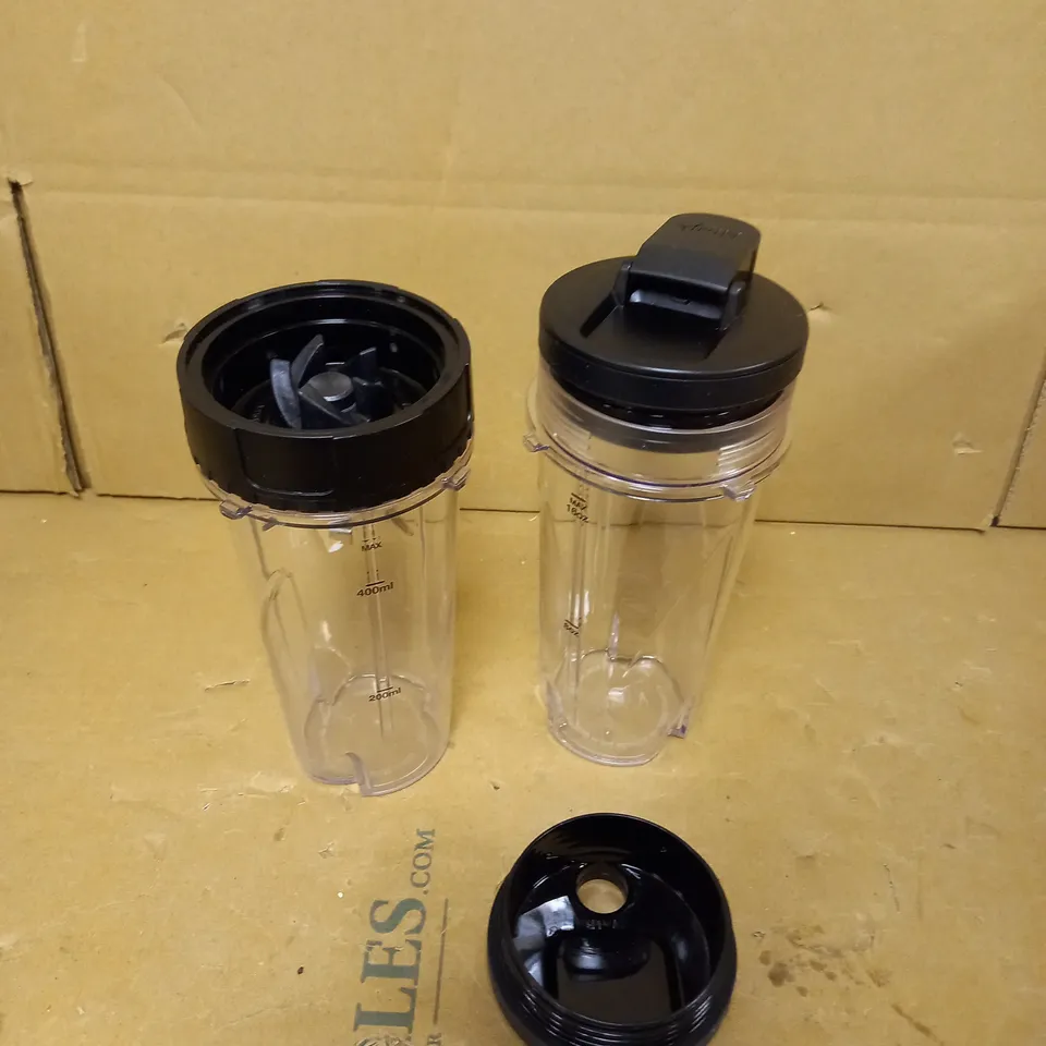 NINJA NUTRI SLIM BLENDER AND SMOOTHIE MAKER CONTAINERS