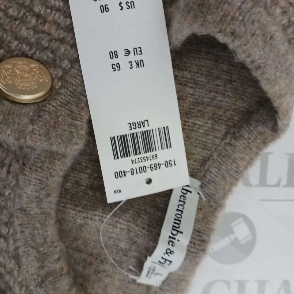 ABERCROMBIE & FITCH CARDIGAN SIZE L