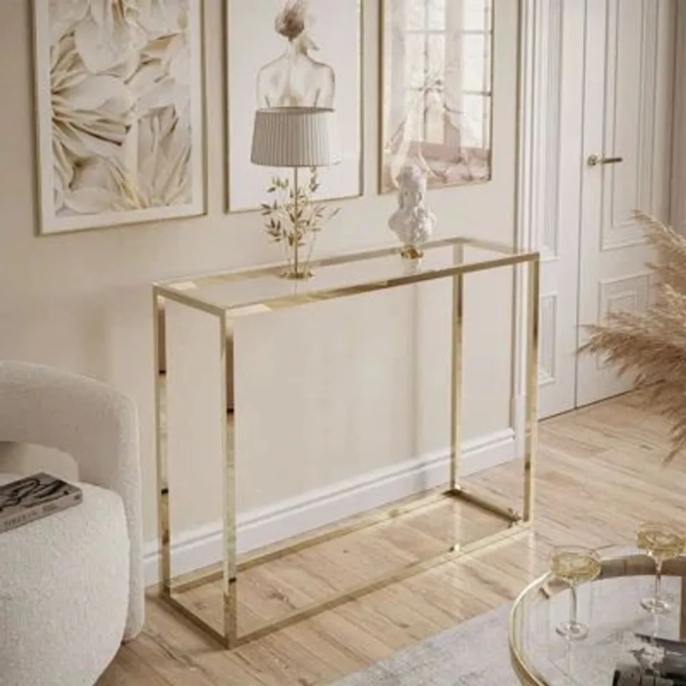 BOXED NAPA CONSOLE TABLE (1 BOX)