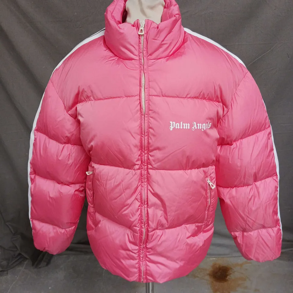 PALM ANGELS PADDED JACKET IN PINK SIZE M