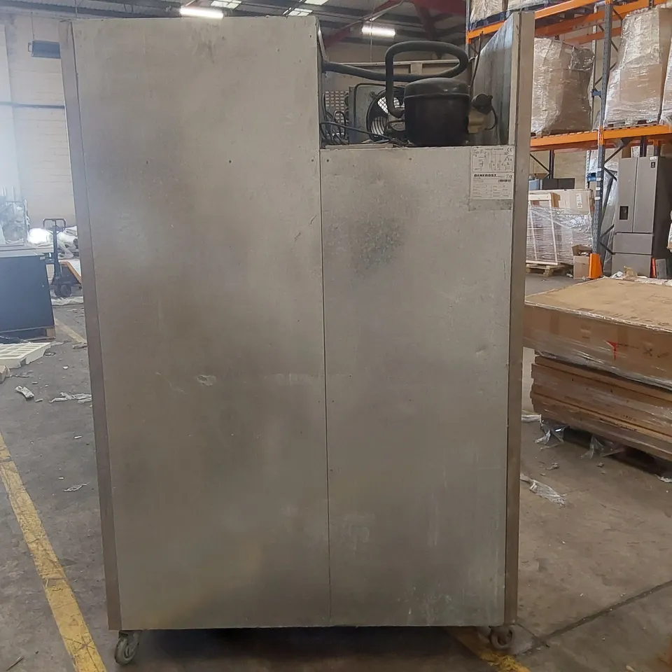 GENFROST – STAINLESS STEEL DOUBLE DOOR UPRIGHT CHILLER/FRIDGE GEN1200H