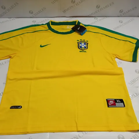 CBF BRASIL YELLOW FOOTBALL SHIRT - XL