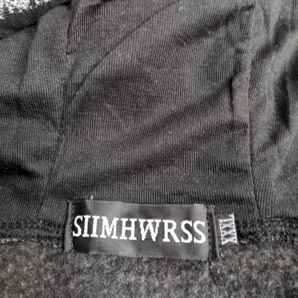 S11MHWRSS GREY MARL ZIP-UP HOODED JACKET, UK SIZE M 