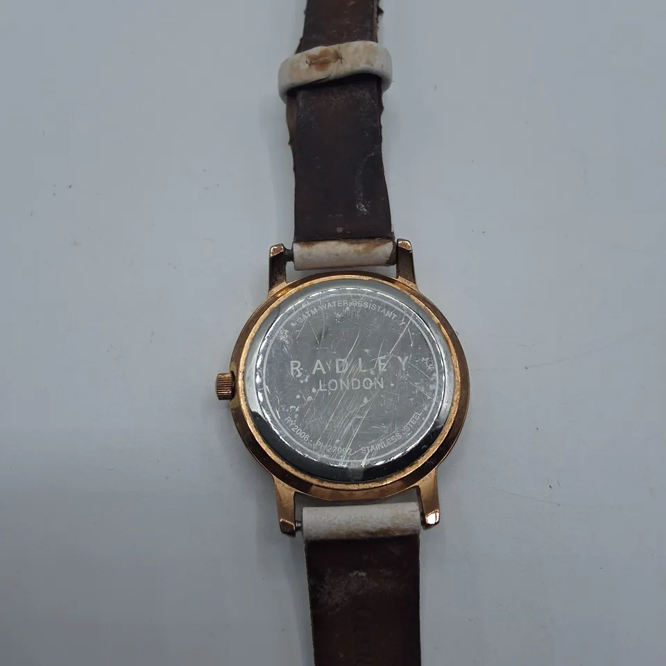 RADLEY STAINLESS STEEL LADIES WATCH WITH WHITE DIAL -RH2006