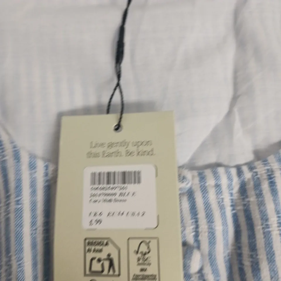 NOBODY'S CHILD STRIPED SHIRT DRESS – UK 6 (EU 34, USA 2)