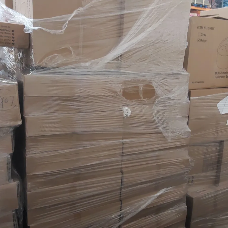 PALLET CONTAINING A LARGE QUANTITY OF BATHROOM SOFAS, MULTIFUNCTIONAL SUPPORT PILLOWS ECT