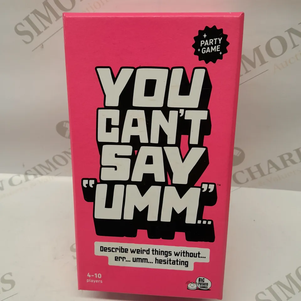 BRAND NEW BOXED YOU CAN'T SAY UMM... PARTY GAME