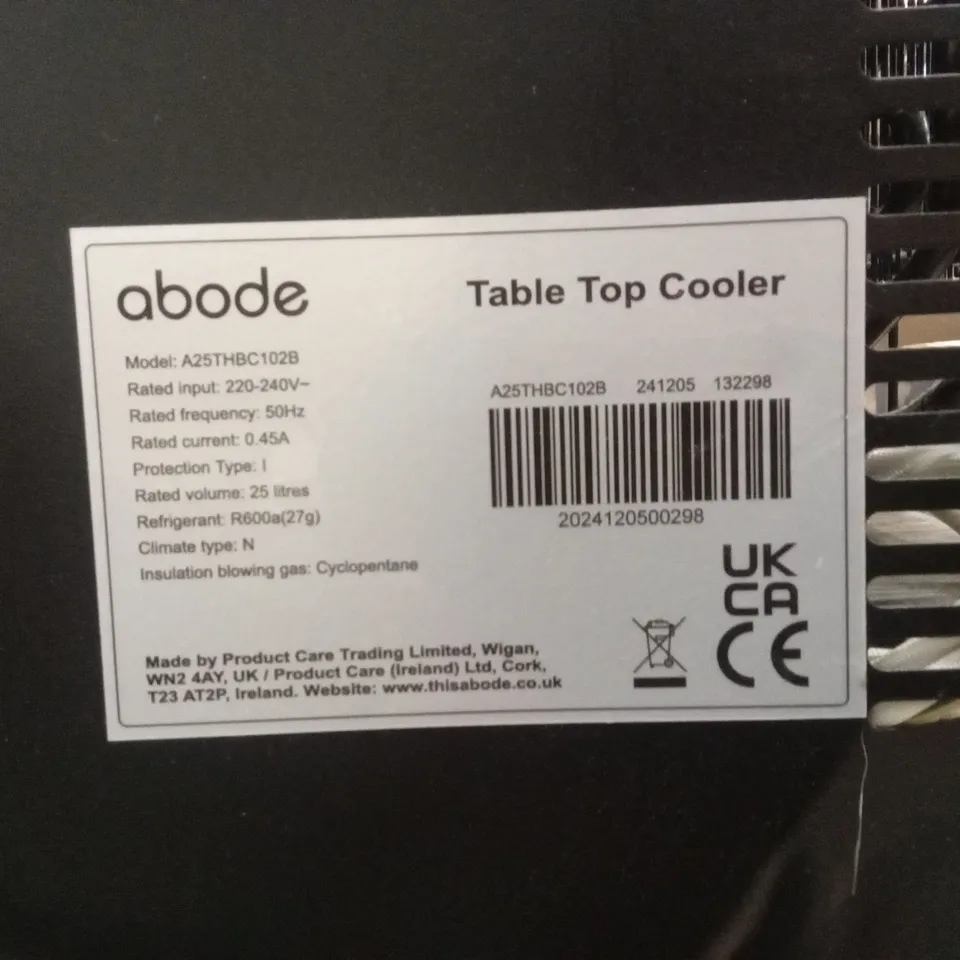 ADOBE TABLE TOP FRIDGE 