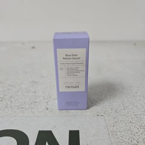 MEISANI BLUE ELIXIR RETINOL SERUM – YOUTH-PRESERVING & RENEWING 15ML