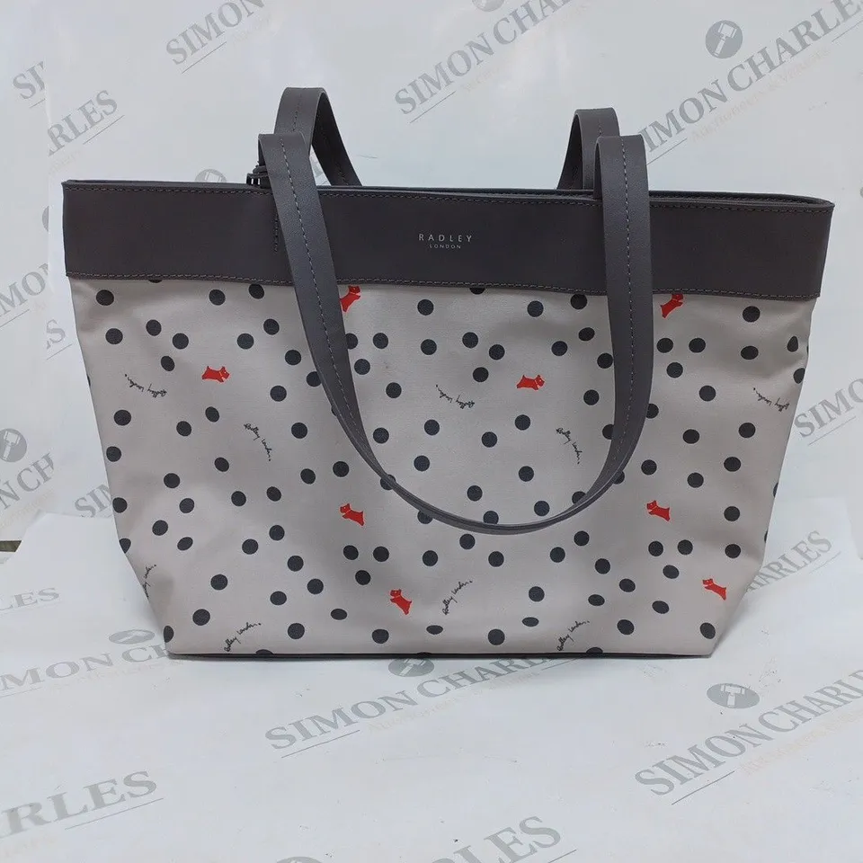 RADLEY LARGE ZIP TOP TOTE BAG 