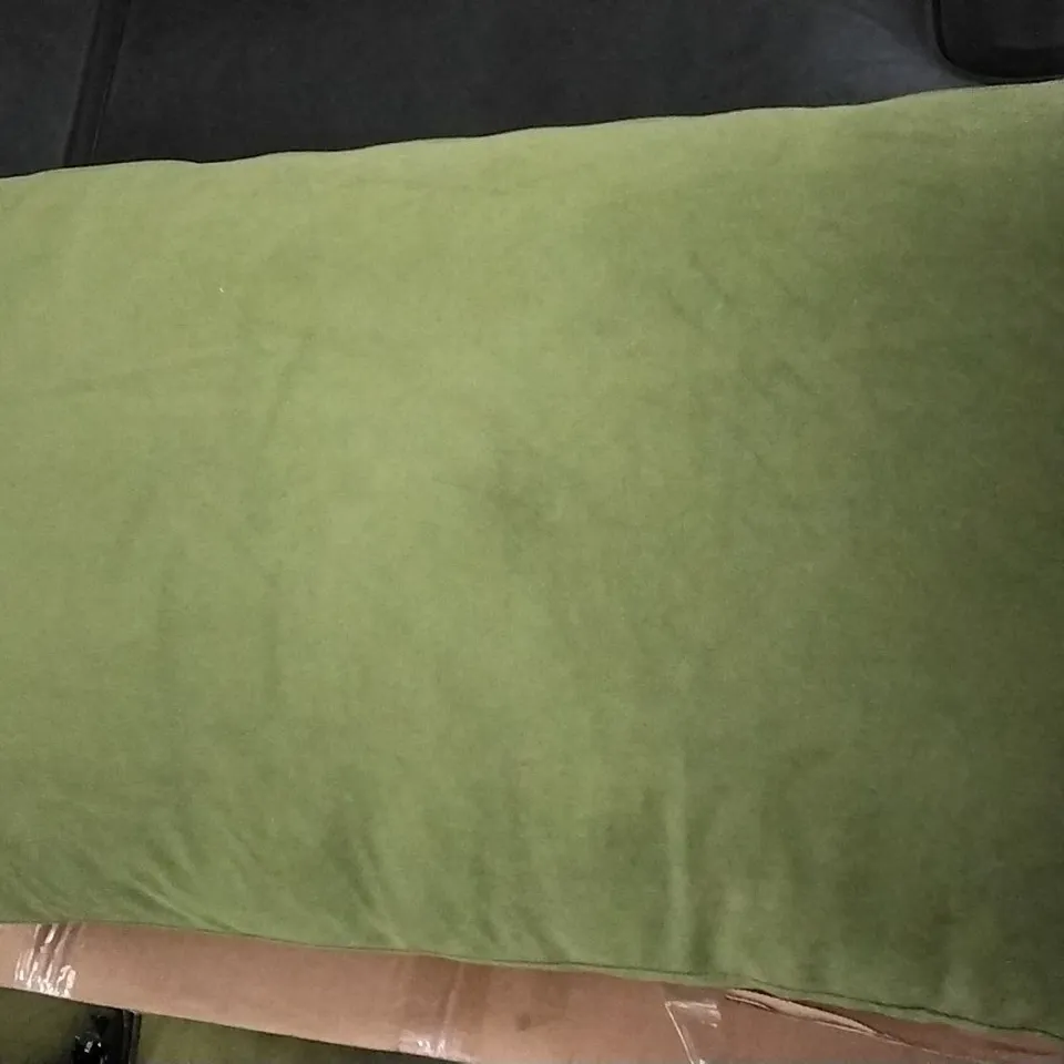 DESIGNER DARK GREEN CUSHIONS (X2)