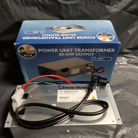 BOXED 20 AMP OUTPUT POWER UNIT TRANSFORMER 