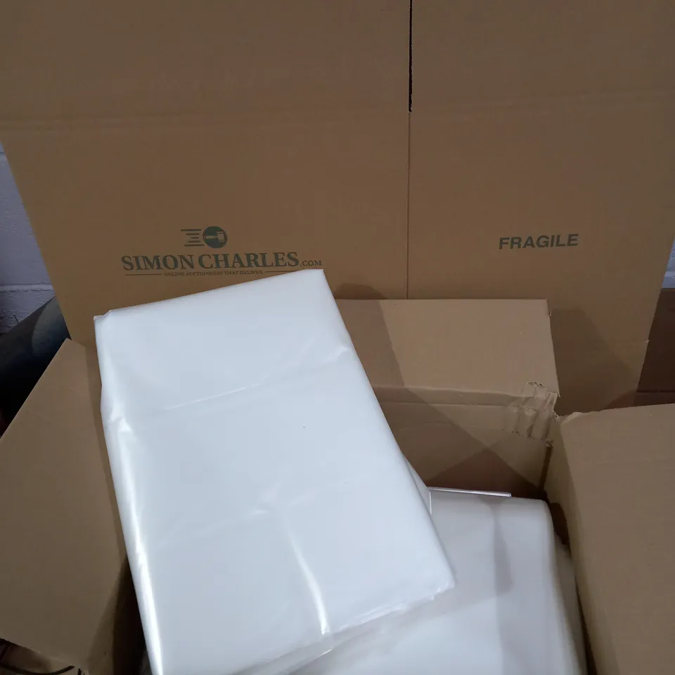 BOX OF APPROXIMATELY 90 NATURAL LD GUSSETED WELD BAGS