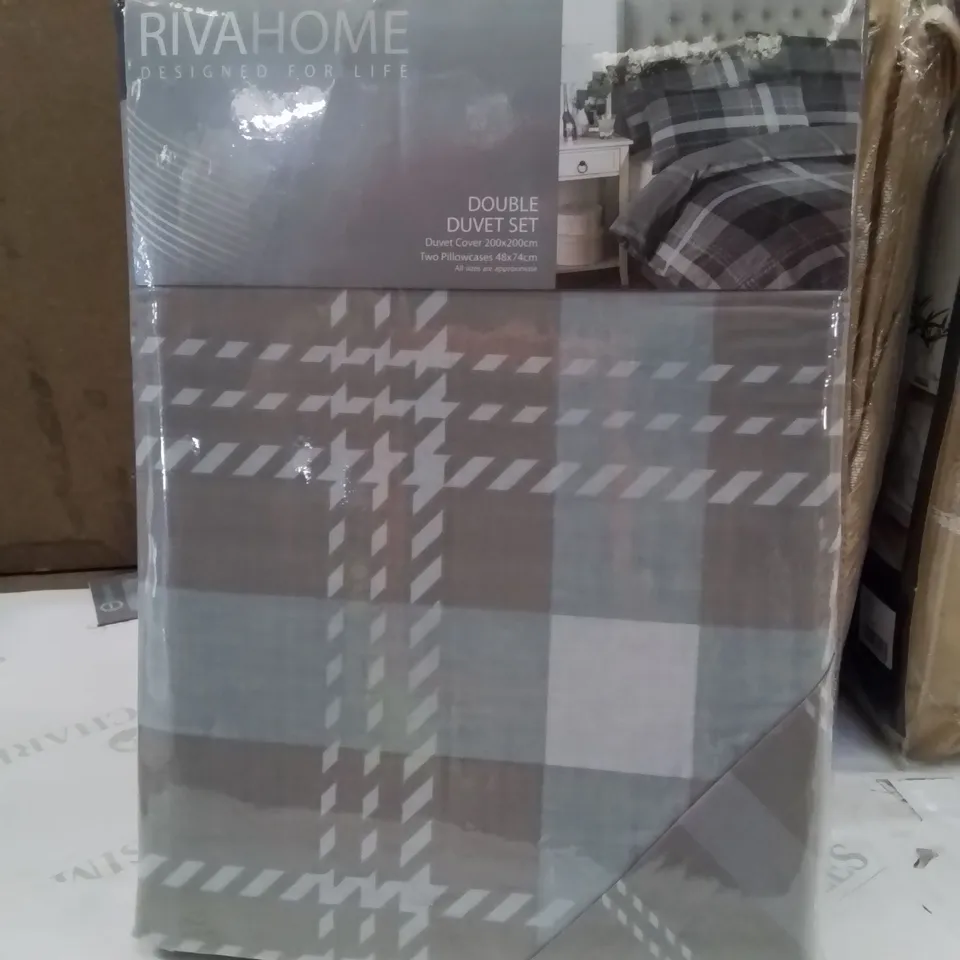 BRAND NEW RIVAHOME DOUBLE DUVET COVER SET 