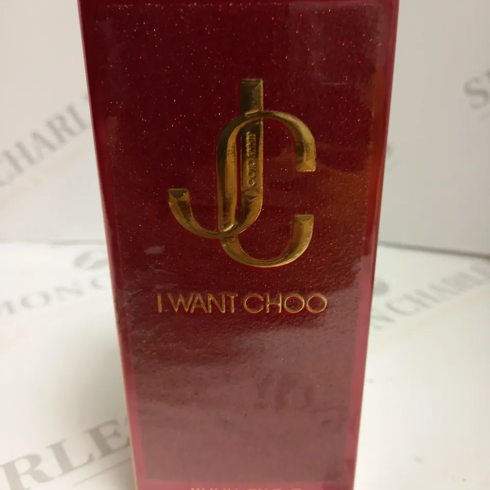 BOXED AND SEALED I WANT CHOO JIMMY CHOO EAU DE PARFUM 40ML