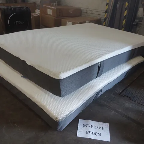 PALLET CONTAINING 1x EMMA 135CM DOUBLE MATTRESS, 1x 120CM SMALL DOUBLE MATTRESS 