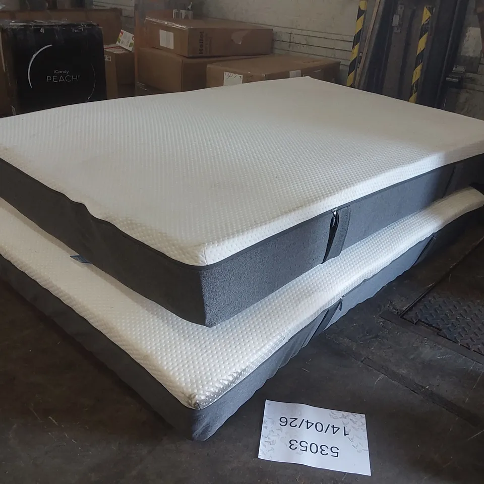 PALLET CONTAINING 1x EMMA 135CM DOUBLE MATTRESS, 1x 120CM SMALL DOUBLE MATTRESS 