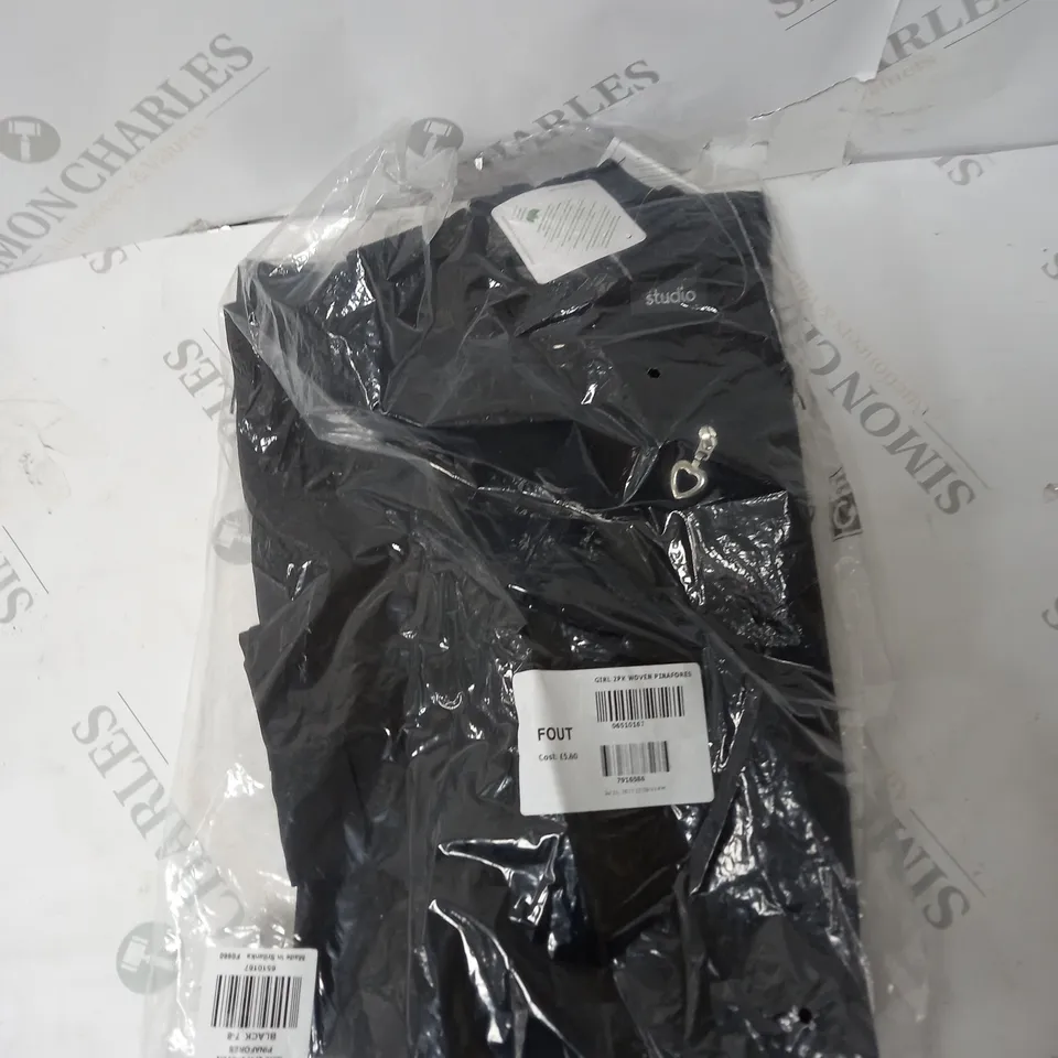 BOX OF ASSORTED STUDIO CLOTHING TO INCLUDE TOPS, PANTS AND SHOES