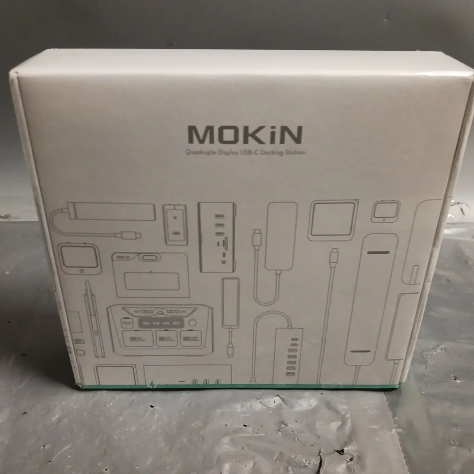 BOXED AND SEALED MOKIN QUADRUPLE DISPLAY USB-C DOCKING STATION