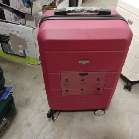 SMALL SUITCASE BURGUNDY 