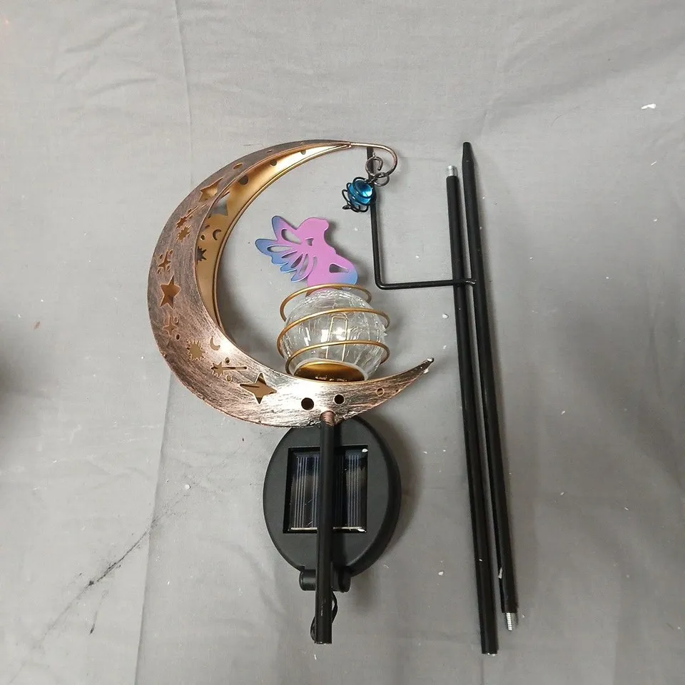 GARDEN REFLECTIONS FAIRY SOLAR STAKE GARDEN LIGHT – CRESCENT MOON DESIGN