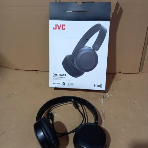 JVC DEEP BASS WIRELESS BLUETOOTH HEADPHONES - BLACK