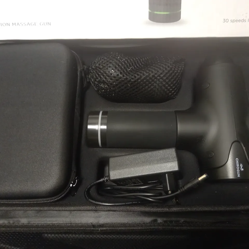 BOXED CHIROGUN PERCUSSION MASSAGE GUN 