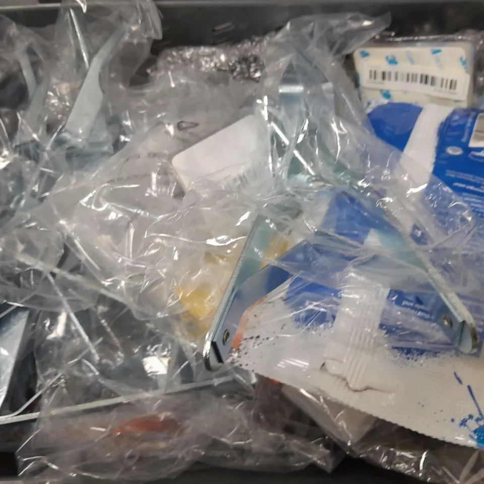 BOX OF APPROXIMATELY 14 ASSORTED ITEMS TO INCLUDE - SWEET FEET WIPE HYPE , 10 HEAVY DUTY REFUSE SACKS , DYLON SMOKE GREY ALL IN 1 FABRIC ETC
